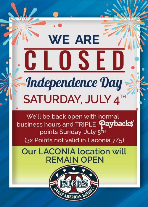 Closed 4th of July